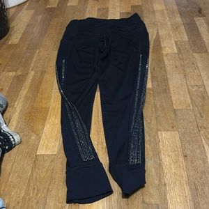Navy blue leggings … some sequins fell off but barely noticeable size m/l